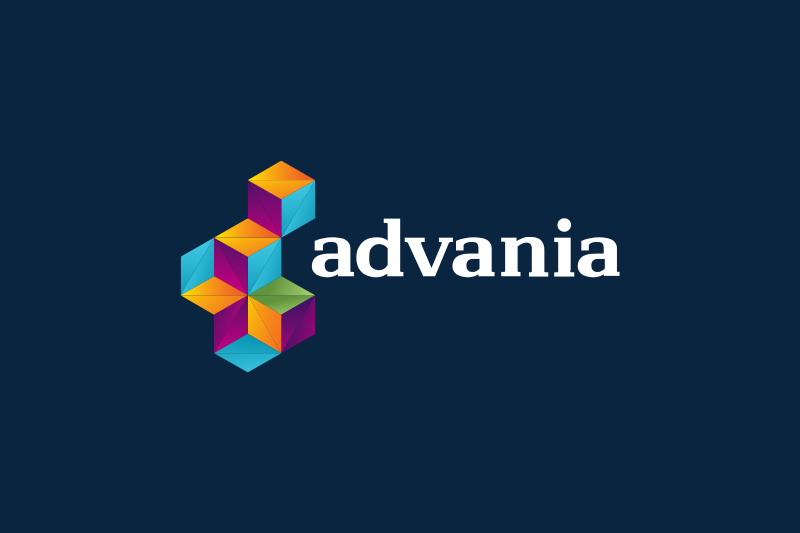 Advania RGB white logo